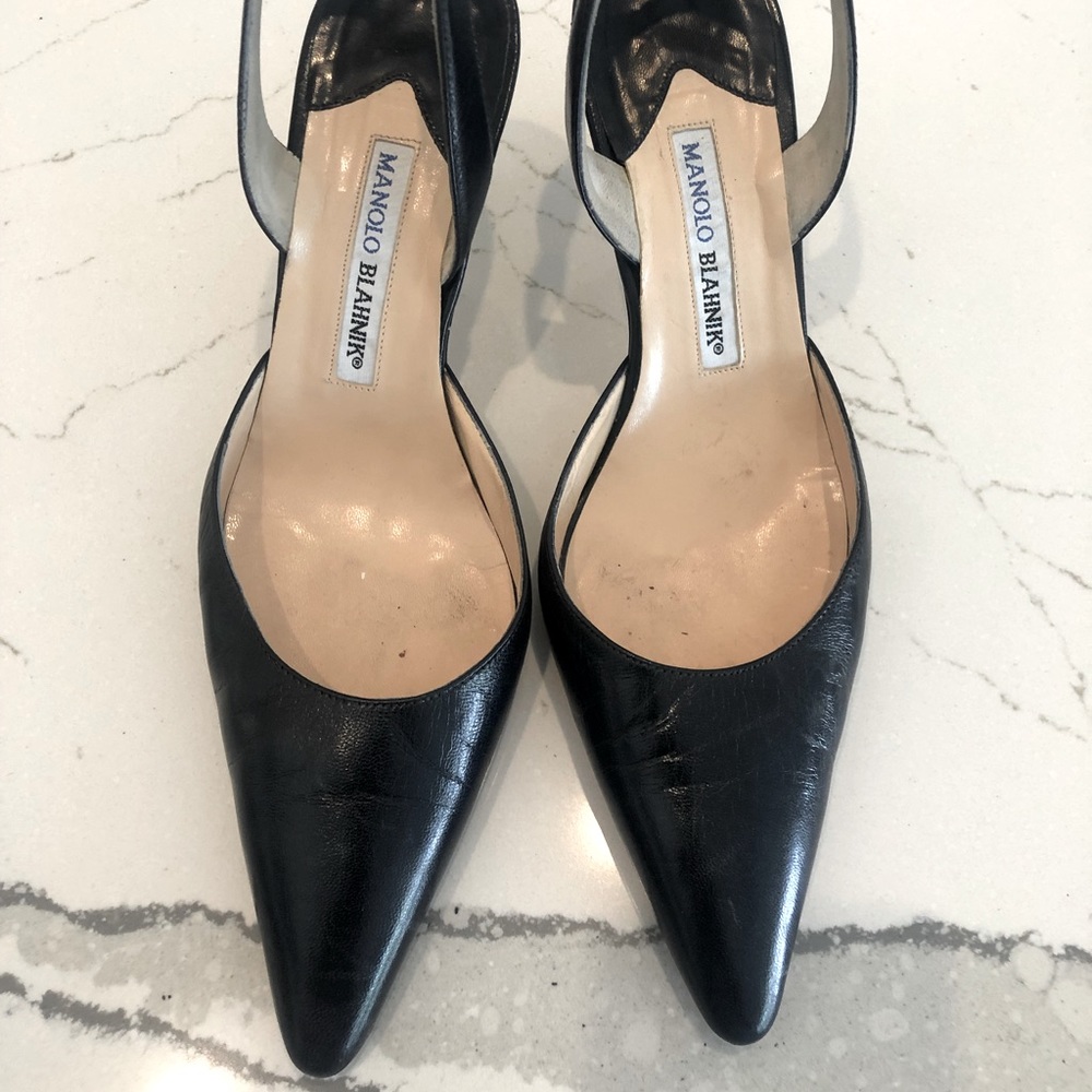Manolo Blahnik Carolyn slingback size 10